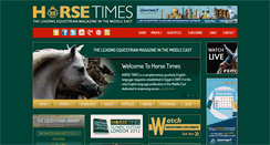 Desktop Screenshot of horsetimesegypt.com