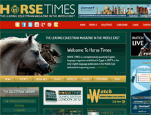 Tablet Screenshot of horsetimesegypt.com